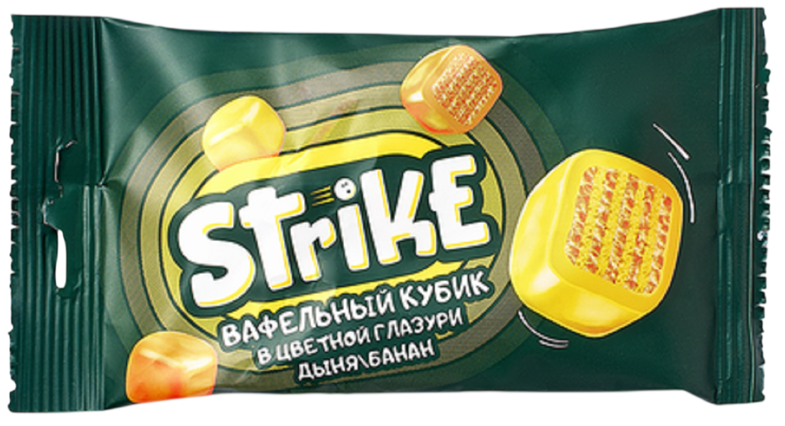 Драже STRIKE Вафельный банан дыня 40г (16)