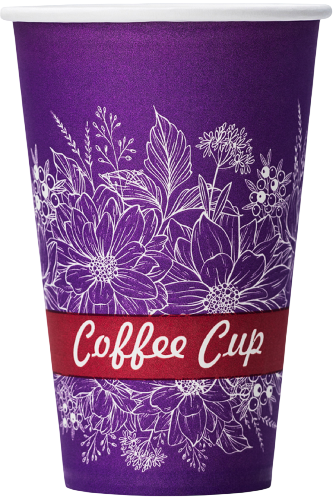 Стакан COFFEE CUP ФИОЛЕТОВЫЙ  330мл D80 50шт (20)
