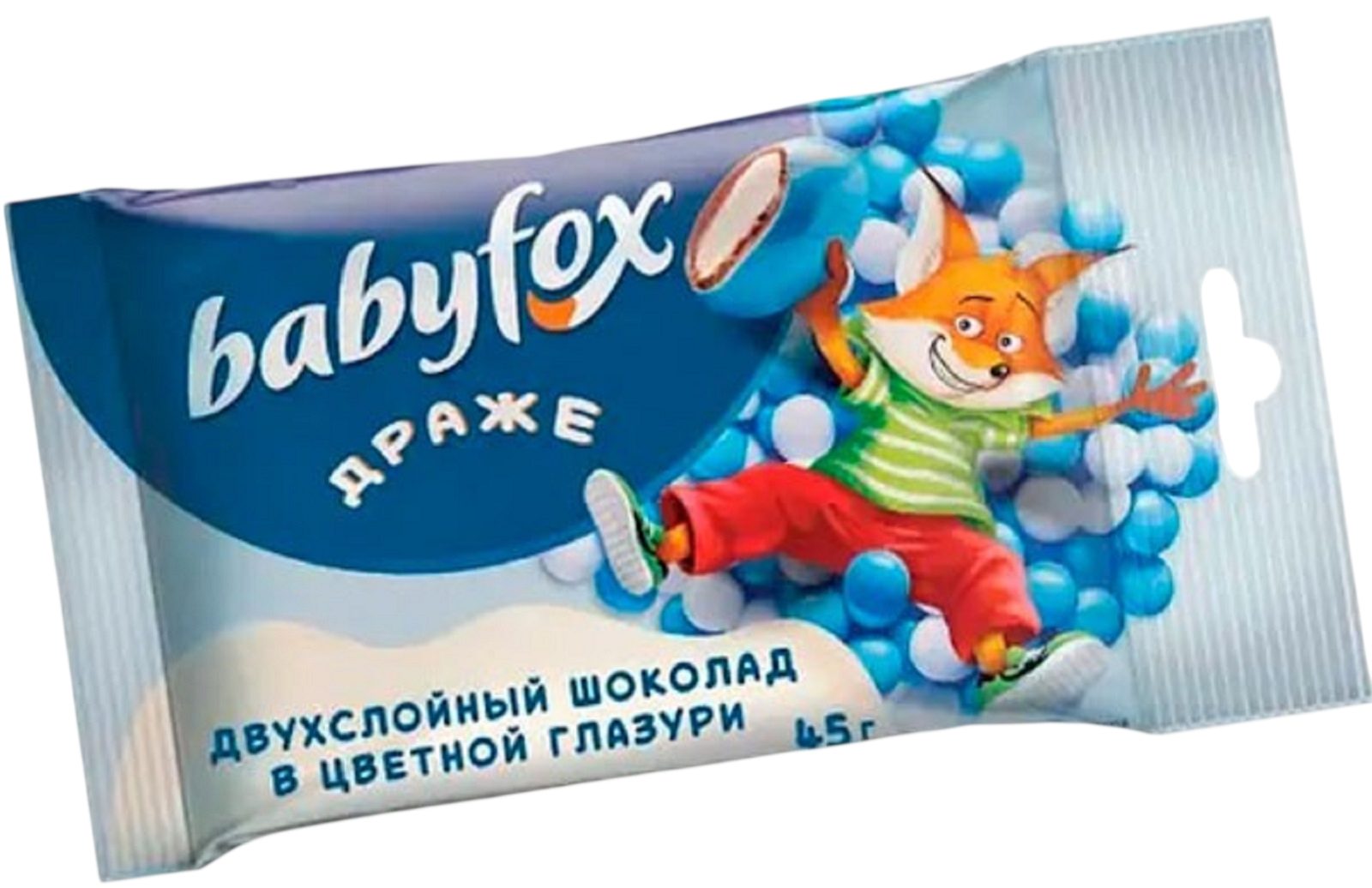 Драже BABYFOX Двухслойный шоколад в цветной глазури 45г (20)