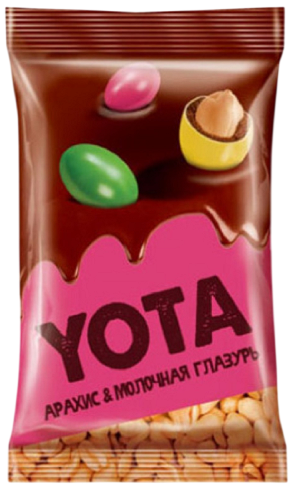 Драже YOTA Арахис в молочно-шоколадной и сахарной глазури 40г (20)