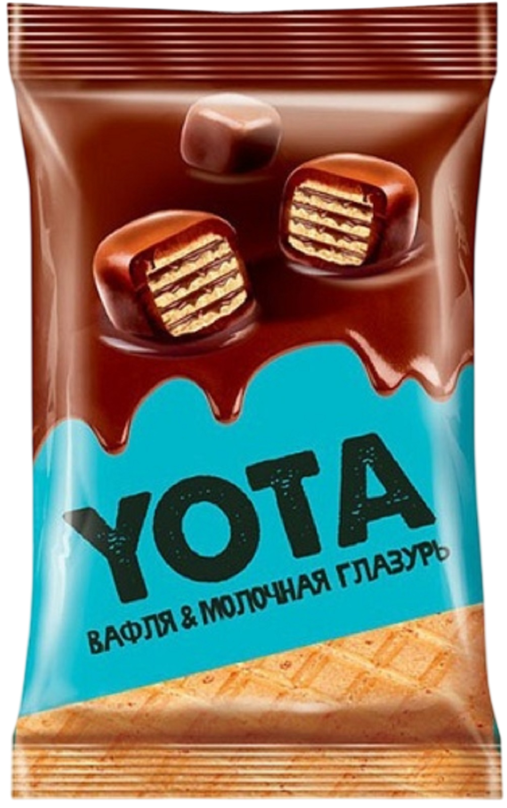 Драже YOTA Вафли в молочно-шоколадной глазури 40г (16)