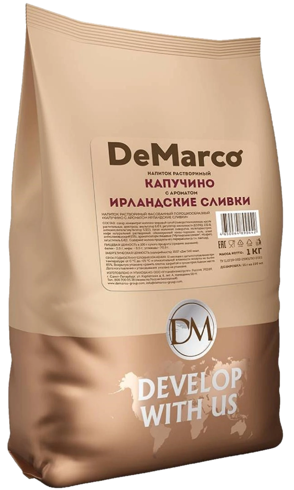 Капучино DEMARCO Ирландские сливки 1000г (10)