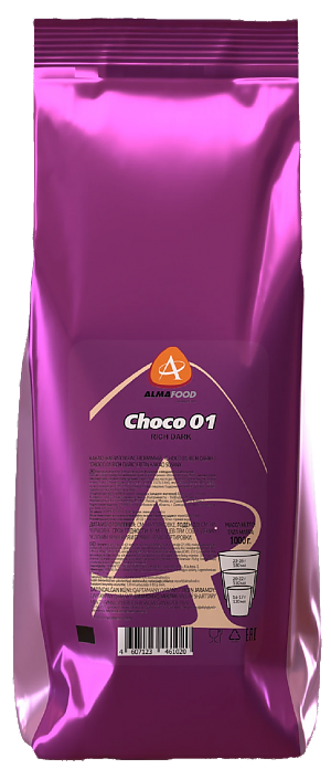Горячий шоколад ALMAFOOD Choco 01 Rich Dark 1000г (8)