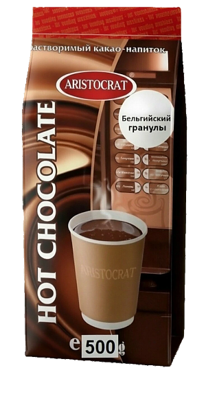 Горячий шоколад ARISTOCRAT Бельгийский гранулы 500г (12)