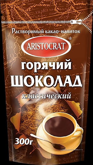 Горячий шоколад ARISTOCRAT Классический дой-пак 300г (12)