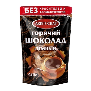 Горячий шоколад ARISTOCRAT Темный 250г (12)