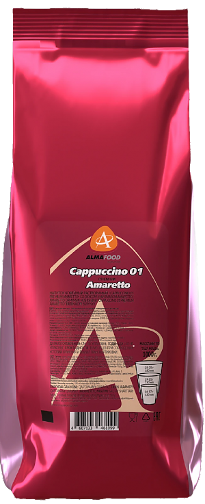 Капучино ALMAFOOD 01 Premium Amaretto 1000г (8)