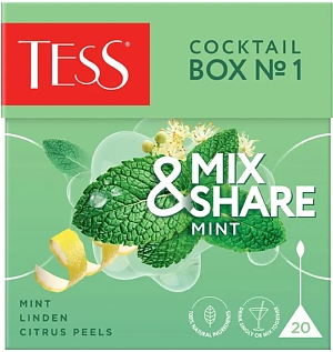 Чай ТЕСС COCKTAIL BOX №1 20 пакетиков