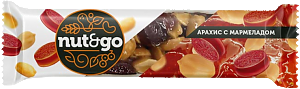 Батончик NUT&GO Арахис и Мармелад 42г (18)