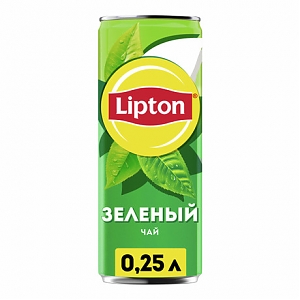Напиток ЛИПТОН зеленый 0.25л (12)