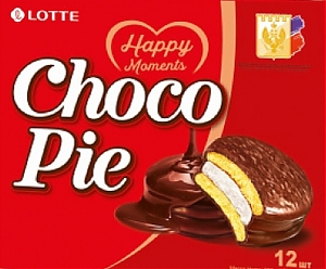 Печенье LOTTE Choco Pie в глазури 28г (12)
