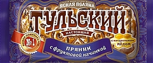 Пряник ЯСНАЯ ПОЛЯНА Тульский с фруктовой начинкой 140г (22)