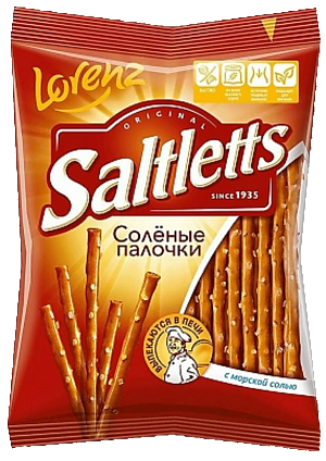 Соломка LORENZ SALTLETTS соленые палочки 75г (34)