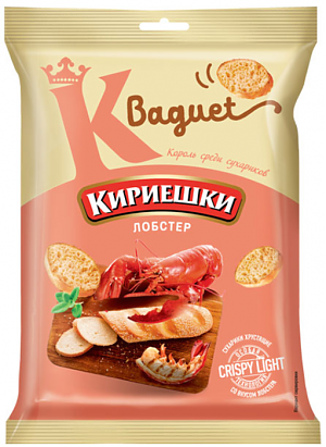 Сухарики КИРИЕШКИ Baguet лобстер 50г (32)