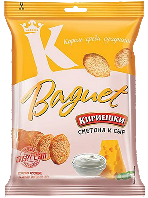 Сухарики КИРИЕШКИ Baguet сметана и сыр 50г (32)
