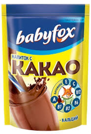 Напиток BABYFOX какао-порошком 135г (20)