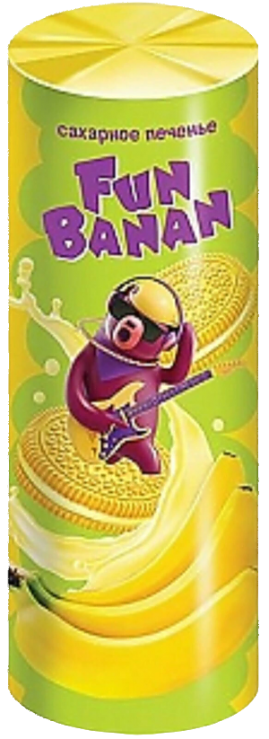 Печенье FUNBANAN Сэндвич банановый 35г (15)