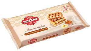 Вафли ЯШКИНО Мягкие с вареной сгущенкой 40г (72)