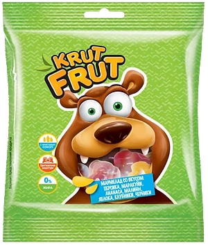 Жевательный мармелад KRUTFRUT Озорные Мишки 30г (90)