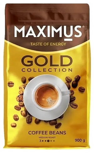 Кофе в зернах MAXIMUS Gold Collection 900г (4)