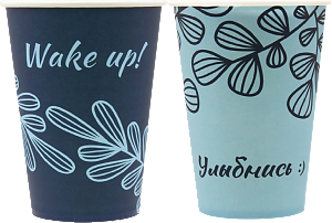 Стакан УЛЫБНИСЬ МЯТА 350мл D90 50шт (20)