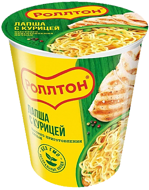 Лапша РОЛЛТОН лапша в стакане с курицей 70г (24)