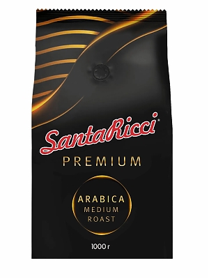 Кофе в зернах  Santa Ricci Premium 1000г (6)