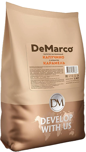 Капучино DEMARCO Карамель 1000г (10)