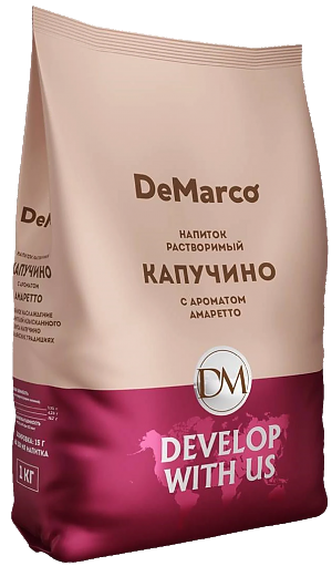 Капучино DEMARCO Premium Амаретто 1000г (10)