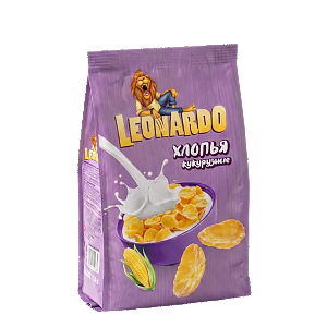 Завтрак LEONARDO кукурузные хлопья 250г (16)