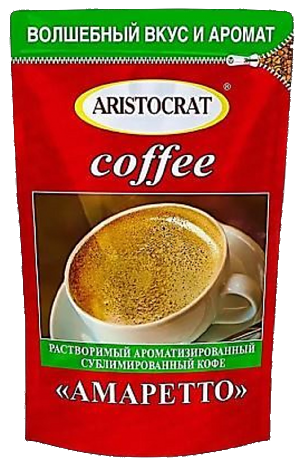Кофе растворимый ARISTOCRAT Амаретто 90г (12)