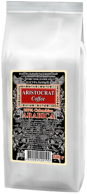 Кофе растворимый ARISTOCRAT Colombian Arabica 500г (8)