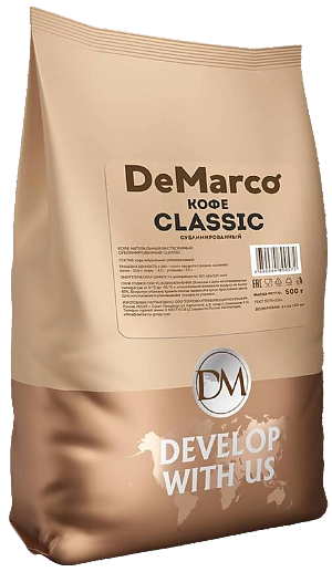 Кофе растворимый DEMARCO Классик 500г (10)
