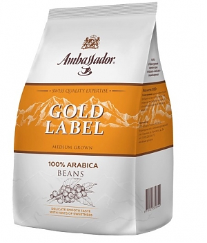 Кофе в зернах AMBASSADOR Gold Label 1000г (6)