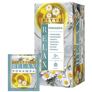 Чай FITTO RELAX Ромашка 25 пакетиков