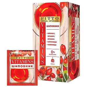 Чай FITTO VITAMINS Шиповник 25 пакетиков