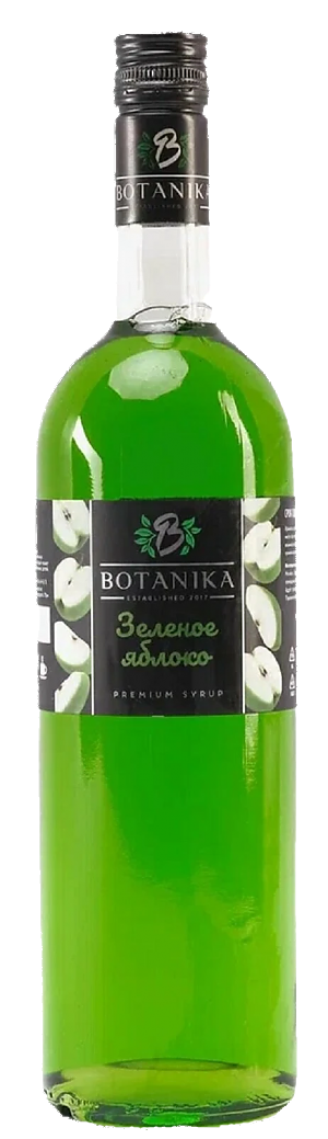 Сироп БОТАНИКА Зеленое яблоко 1000г (6)