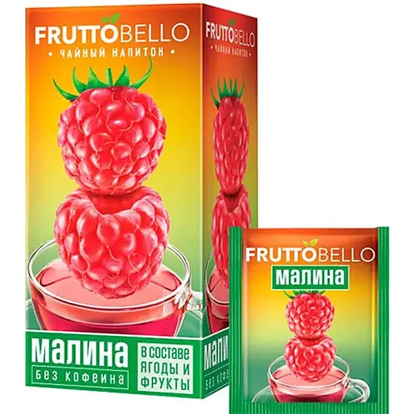 Чай FRUTTOBELLO Малина 25 пакетиков