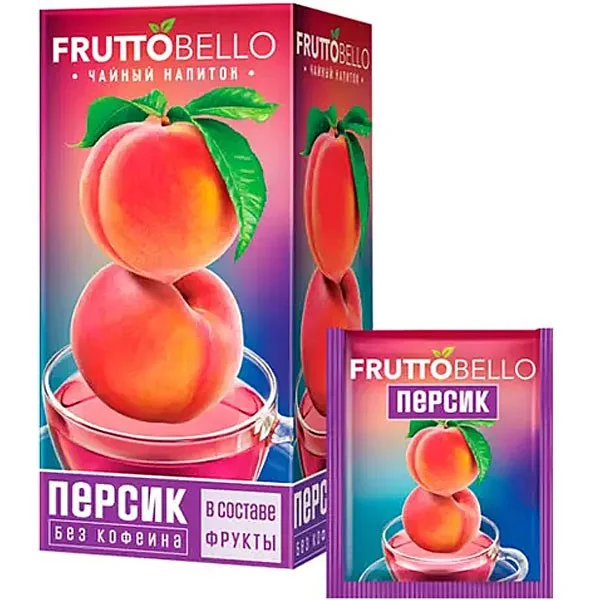 Чай FRUTTOBELLO Персик 25 пакетиков