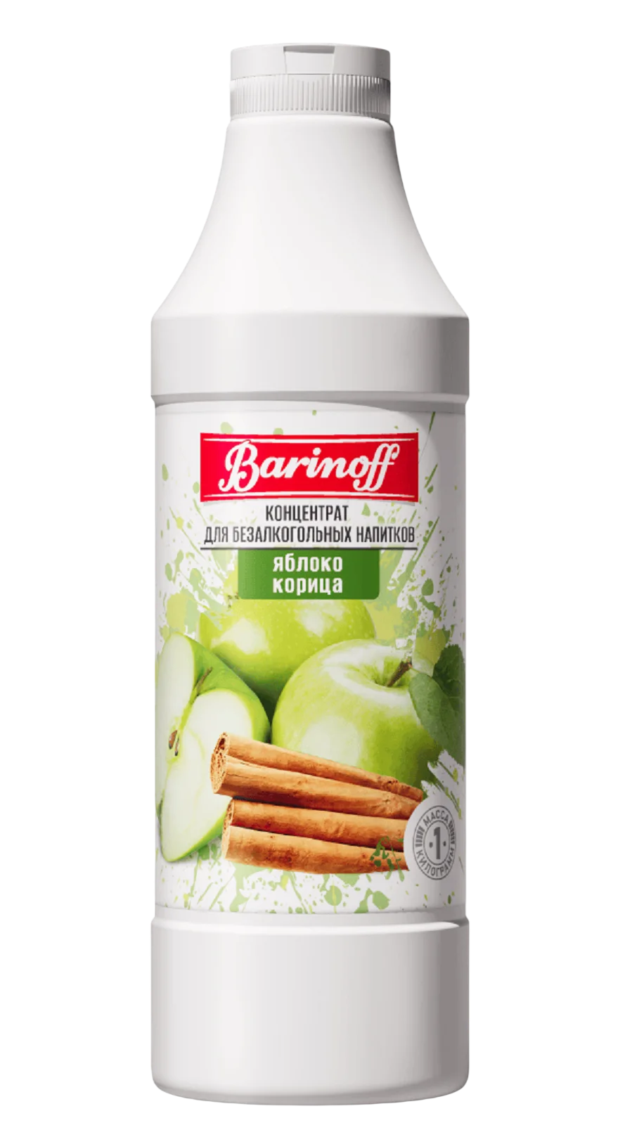 Концентрат BARINOFF Яблоко-Корица 1000г (6)