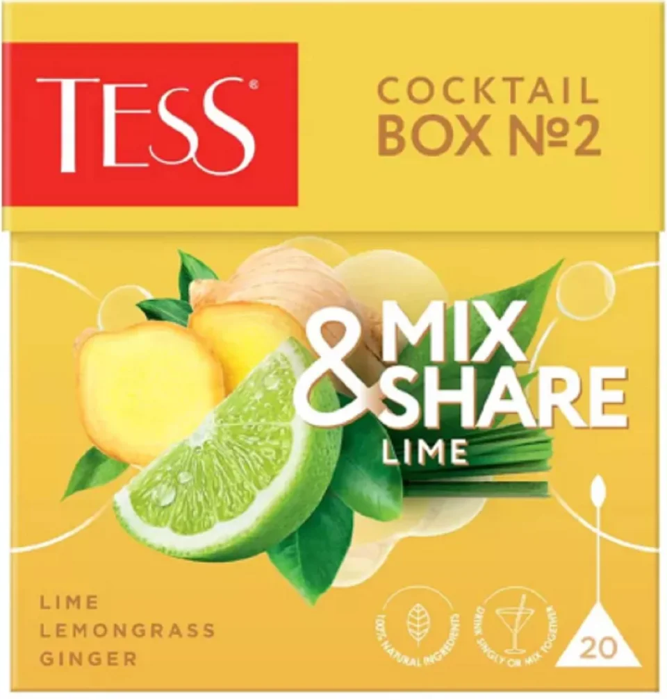 Чай ТЕСС COCKTAIL BOX №2 20 пакетиков