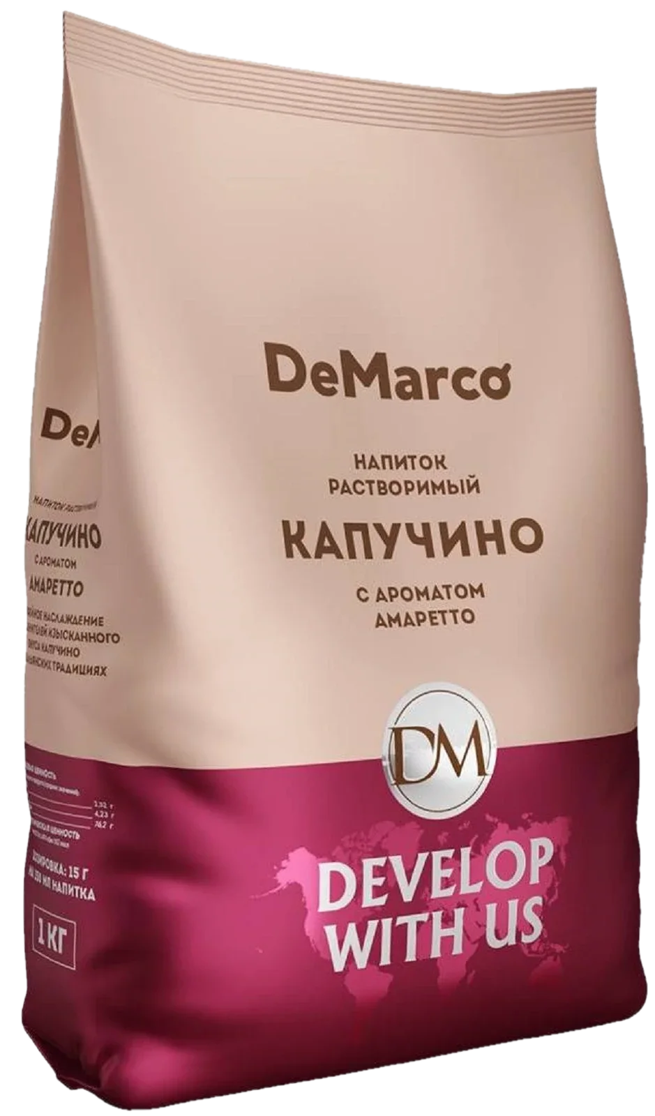 Капучино DEMARCO Premium Амаретто 1000г (10)