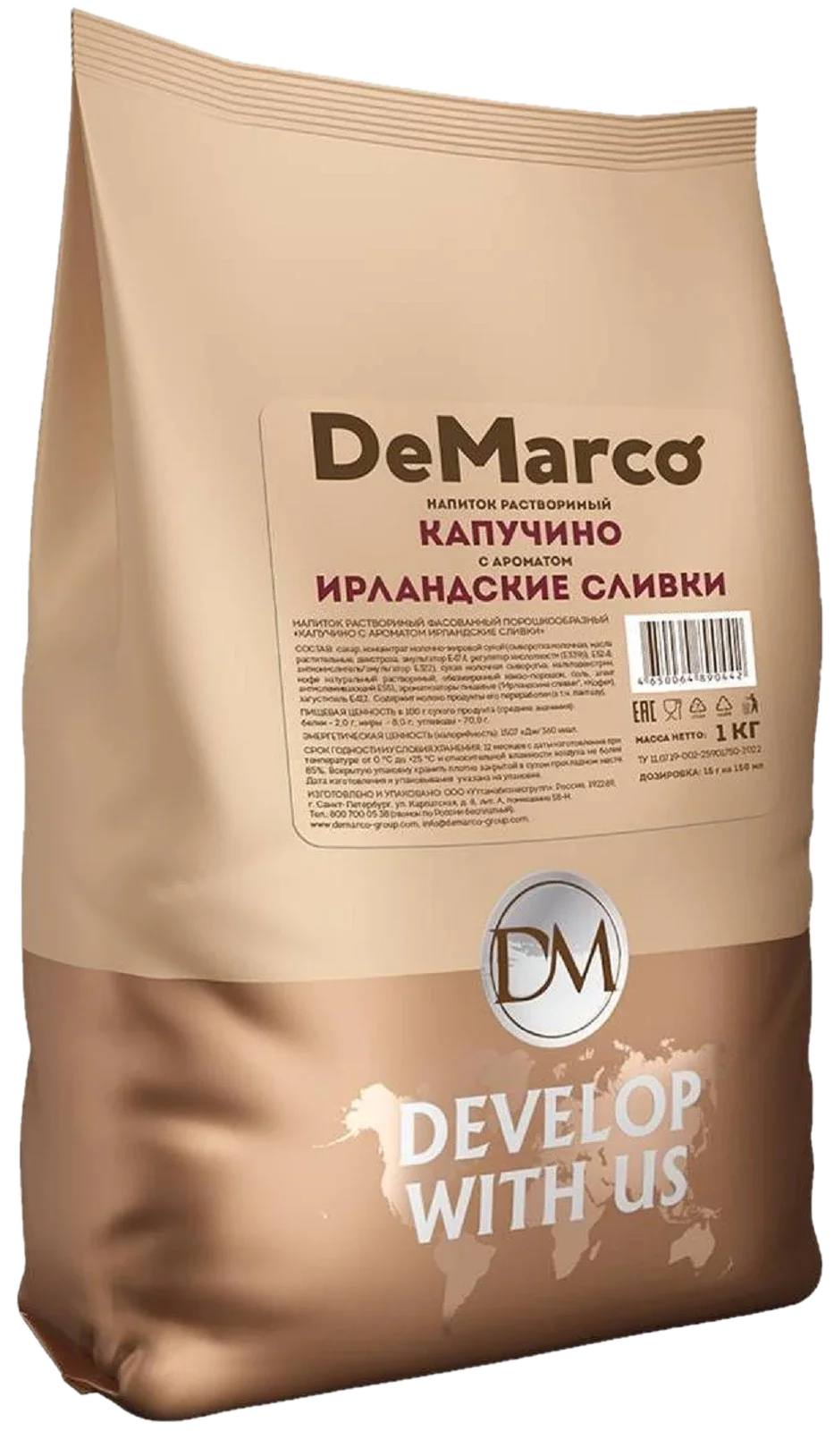Капучино DEMARCO Premium Ирландский виски 1000г (10)