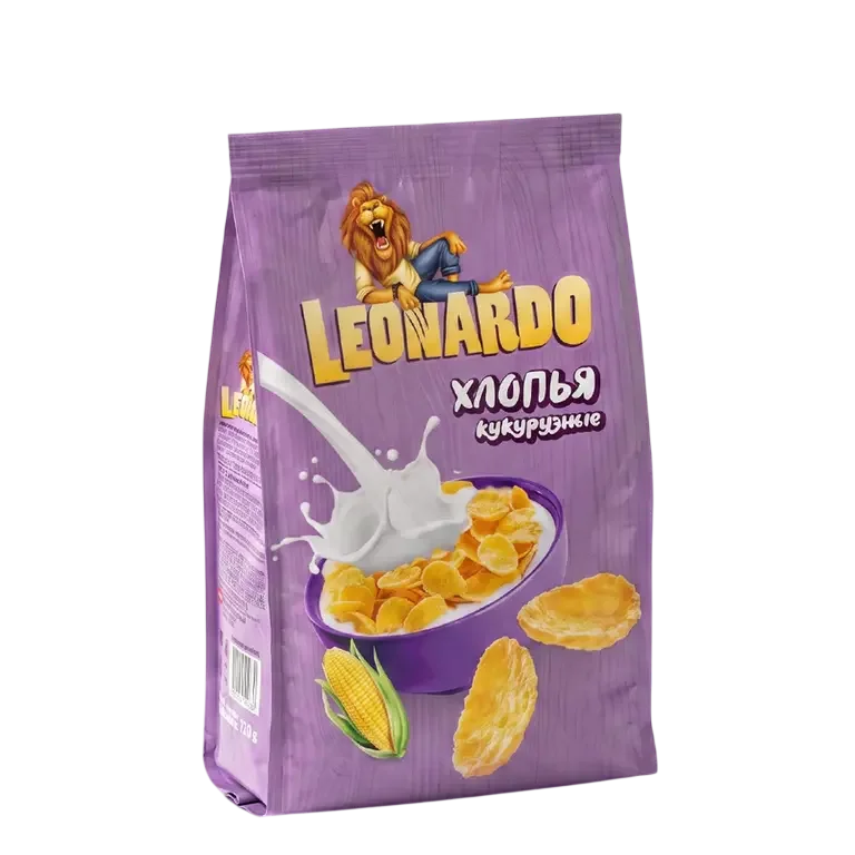 Завтрак LEONARDO кукурузные хлопья 250г (16)