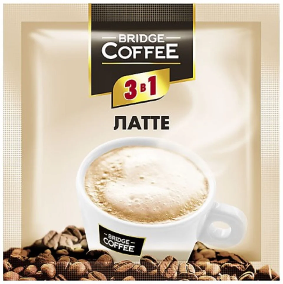 Кофейный напиток BRIDGE COFFEE Латте 3в1 20г