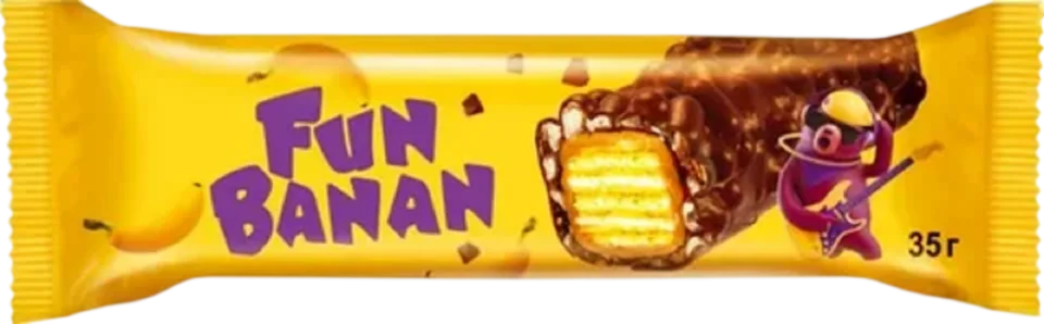 Вафли FUNBANAN 35г (15)