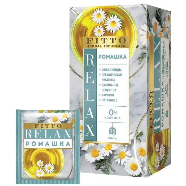 Чай FITTO RELAX Ромашка 25 пакетиков