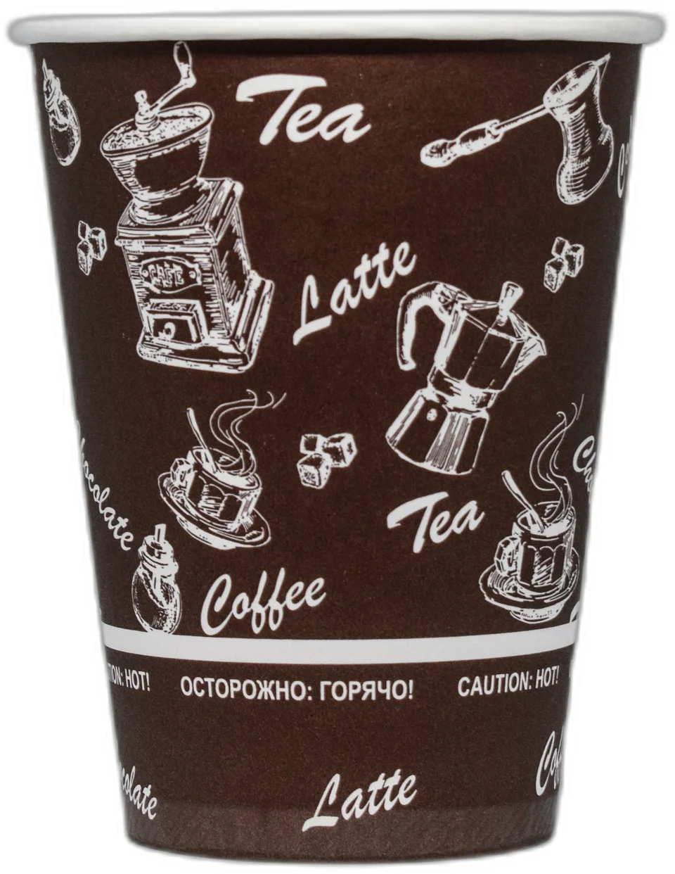 Стакан GLOBALCUPS 8oz 250мл D80 50шт (20)
