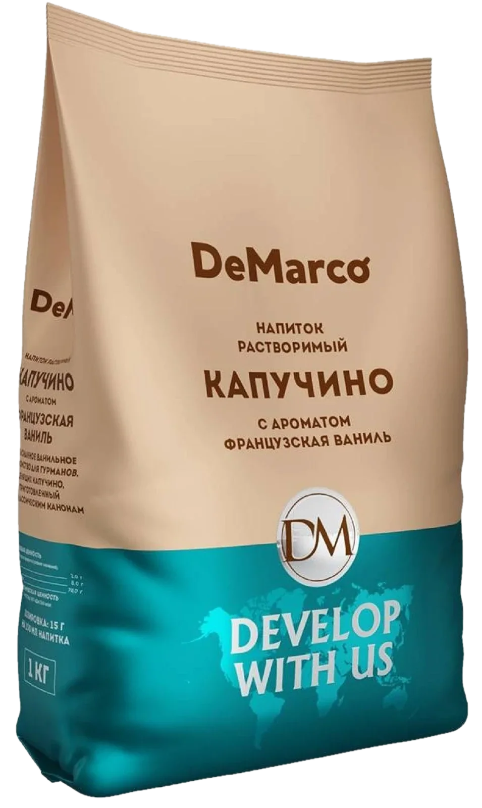 Капучино DEMARCO Premium Французская ваниль 1000г (10)
